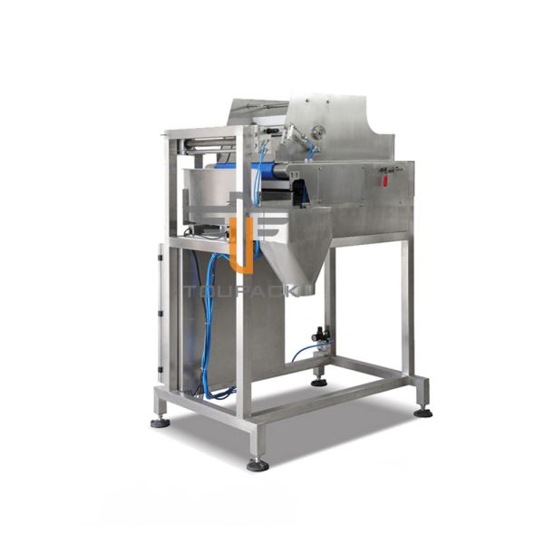 Oily Sticky Fresh Food 3.0L Linear Single Head Weigher Granule Filling Machine