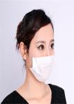 Lightweight Dust Proof Disposable Face Mask 100% Wood Pulp Paper Material
