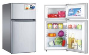 Wholesale 98L DC upright solar fridge AC/DC compressor fridge ( upright double door 98L-518L) from china suppliers