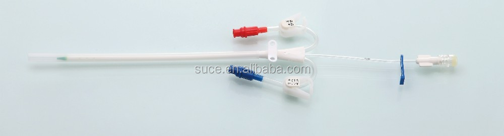 Short term Hemodialysis catheter, hemodialysis kit, single double triple lumen