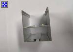Sandblasting Anodized Aluminum LED Strip Profiles High Hardness For Twin Strips