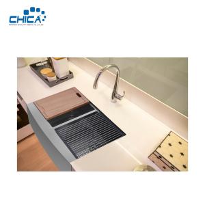 Wholesale Handmade House Kitchen Sinks Apron Front stainless steel Double Bowl Kitchen Sinks from china suppliers