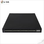Layer 3 Managed Fiber Optic Switch 48 Port 10G SFP 4 Port 40G QSFP Support WEB