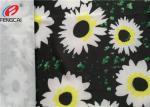 Printed Swimming 85 Polyester 15 Spandex Fabric , Four Way Stretch Lycra Fabric