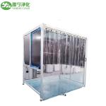PMMA Hardwall Pharmaceutical Weighing Booth With Anti - Static Curtain Door