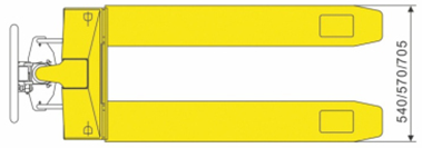 Manual Handle Pallet Truck With Scales , Hydraulic Pallet Jack High Accuracy