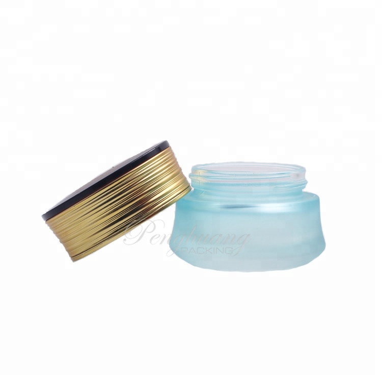 Empty 30ml Cream Glass Jars Cosmetics Packaging For Face Cream