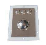 Waterproof Stainless Steel Optical Trackball Pointing Device Ruggedized