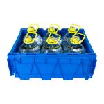 Tourtop Kennel Plastic Pet Cage Large Dog Crate HDPE Plastic Crate 600x400x325mm