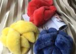 Genuine Thick Sheep Wool Slippers Lamb Fur Wear Resistant For Indoor Outdoor