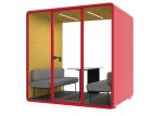 Office pods Laminated glass indoor music practice soundproof booth recording