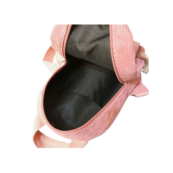 Wholesale Corduroy Cotton Kid Backpack Cartoon School Bag For Kid