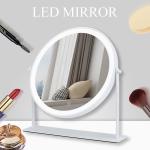 Compact Handheld LED Cosmetic Vanity Dressing Mirror For Makeup Individual