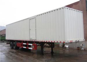 Wholesale 13m Curtain Side Semi Trailer Steel Box Double Axles for Dry Freight Cargos from china suppliers