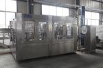500 Ml Rotary 3 In 1 Liquid Water Bottle Filling Machine PLC Control Ss304