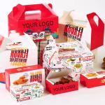 Wholesale Custom Eco-Friendly Burger Box for Fast Food Takeaway