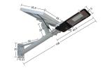 High Lumen 60w Solar LED Street Light / High Power 12v 24V LED Street Light