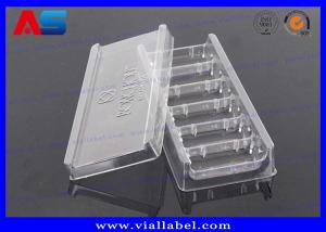 Wholesale Clear Transparent Tray Packaging Medication Blister Packs For Glass Vials , Engrave Words Blister from china suppliers