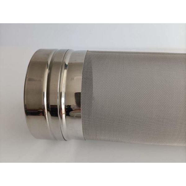 400 300 Micron Stainless Steel Wire Mesh Cylinder Filter Mesh Beer Brewing Filter
