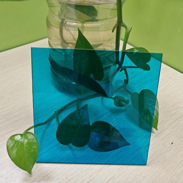Manufacturer UV Protection 3mm Blue Polycarbonate Sheet for Prolonged Lifespan