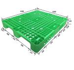 Standard Euro HDPE heavy duty rack plastic pallet