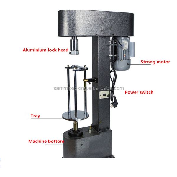 New Design DK-50 Semi-Automatic Wine Bottle Aluminum Ropp Screw Cap Sealing Capping Machine