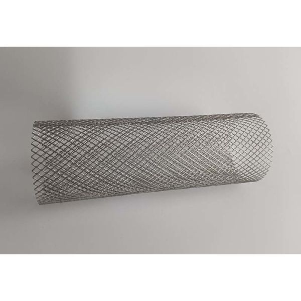 Expanded Weave Metal Filter Screen Mesh Stainless Steel Mesh Tube Wear Resistant