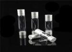 Round Empty Airless Cosmetic Bottles 15ml 30ml 50ml Customized Color