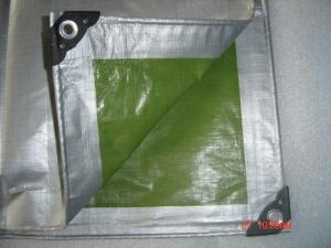 Wholesale green color waterproof and UV treatment HDPE TARPAULIN SHEET from china suppliers