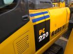 Stable Used Crawler Excavator Used Komatsu Excavator PC220-7 1 Year Warranty