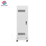 White 32 Inch IP55 Protection Portable Digital Signage With Wheels