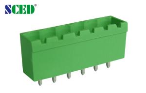 Wholesale Pitch 3.81mm Plug In Terminal Block 2 - 24 Poles Green Plastic Male Part from china suppliers