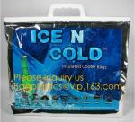China supplier custom Aluminium foil insulated thermal lunch cooler bag big ice