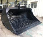 Q355B NM500 Hardox500 2.8 Cubic Meter Heavy Duty Skeleton Bucket For Excavator