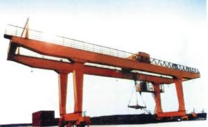 Wholesale 40t Double Girder Transtainer Gantry Electric Overhead Travelling Crane for Project from china suppliers