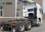 SINOTRUK HOWO 6X4 371HP Prime Mover Truck Tractor Head Truck With 2 Bunkers