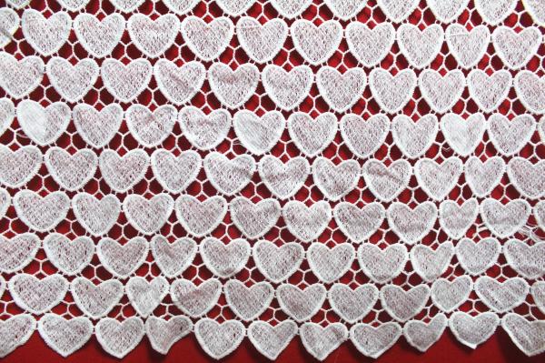 Apparel Accessories Chemical Lace Fabric Water Soluble Embroidery lace fabric in