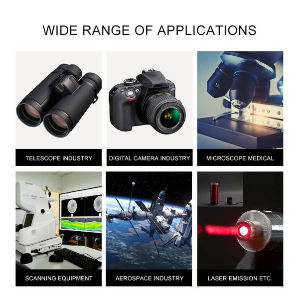 Achromatic K9 Optical Glass Lens Doublet Telescope Convex Concave Spherical Lens