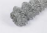 Galvanised Chain Link Fence Anti Cutting / Anti Climb Mesh Fencing Corrosion