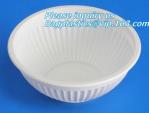 500ml sugarcane bagasse compostable disposable bowl bagasse pulp paper bowl