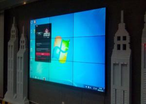 Wholesale 55 Inch 3x3 Video Wall LCD Monitors , Large LCD Display With 3.5mm Narrow Bezel from china suppliers
