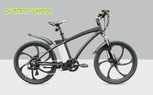 Wholesale 25km/H Electric Mountain Bicycle , Magnesium Alloy Electric Mountain Bikes For Men from china suppliers