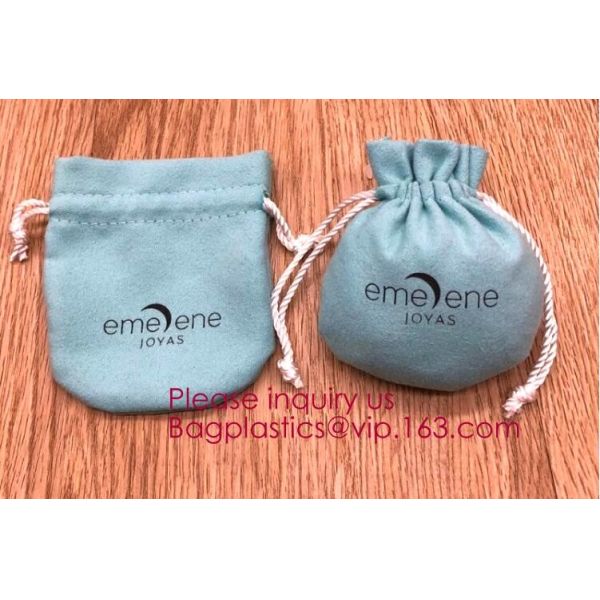 Snap Button for Necklaces Bracelet Rings Watch, Satin Liner Storage Bag Drawstring Velvet Pouch,Gym Bag Garment Organize