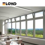 Contemporary Anodised Aluminium Tilt And Turn Window Awning Thermal Insulated