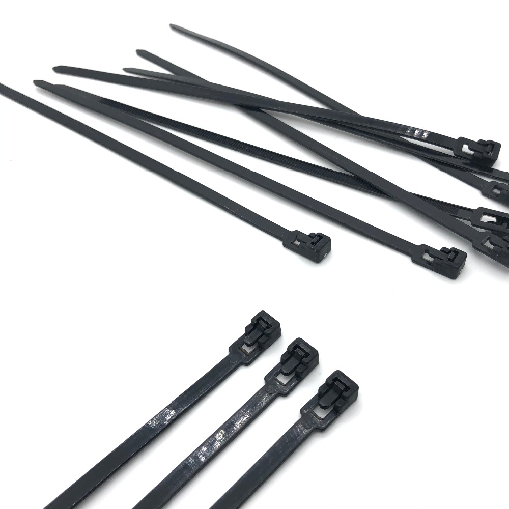 Releasable Quick Release Cable Ties Colorful Reusable 5*200MM