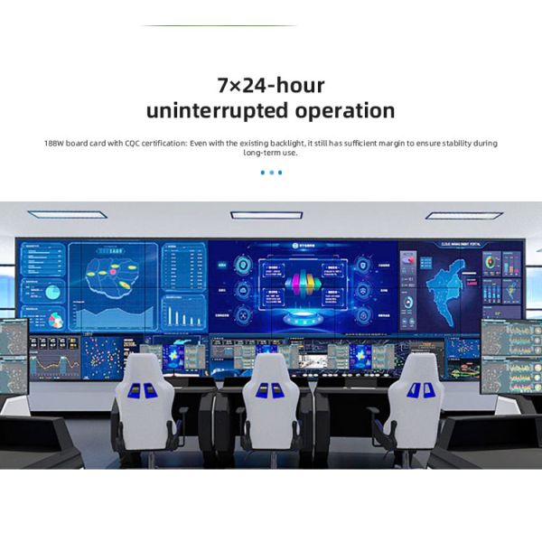 Ultra Narrow 46'' 55'' LG Boe Lcd Panel LCD Splicing Screen Monitor for Indoor Display Text Animation Function Seam 0.88mm