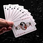 Bronzed Edge Gold Foil Color Printing Card With Foil And Holographic