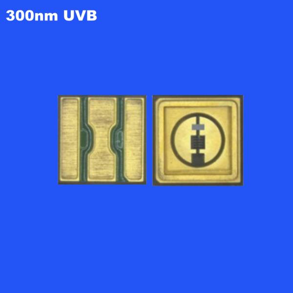 UVB 0.6W 3535 SMD LED Diode 300nm High Radiant Power 120 Deg Photocuring Diodes
