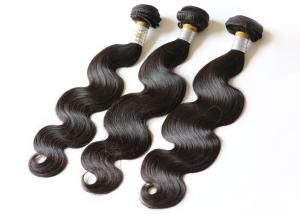Wholesale Full Cuticle Curly Human Hair Extensions , Unprocessed Grade 8A Peruvian Hair Wave from china suppliers
