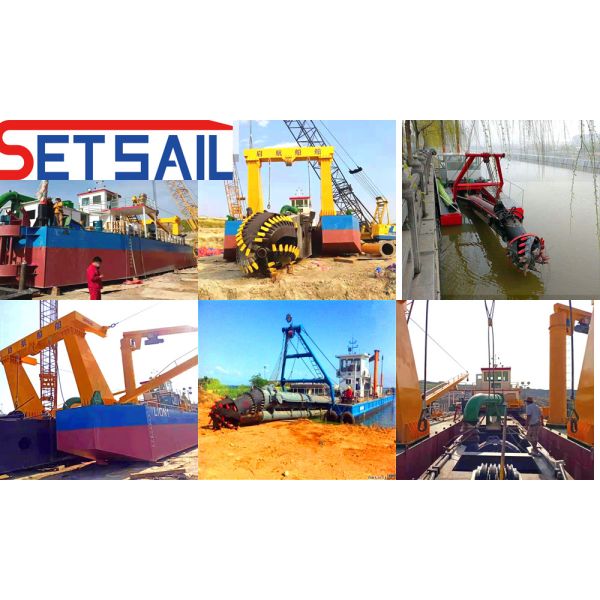 Low Price China 16inch Cutter Suction Dredger with Anchor Boom